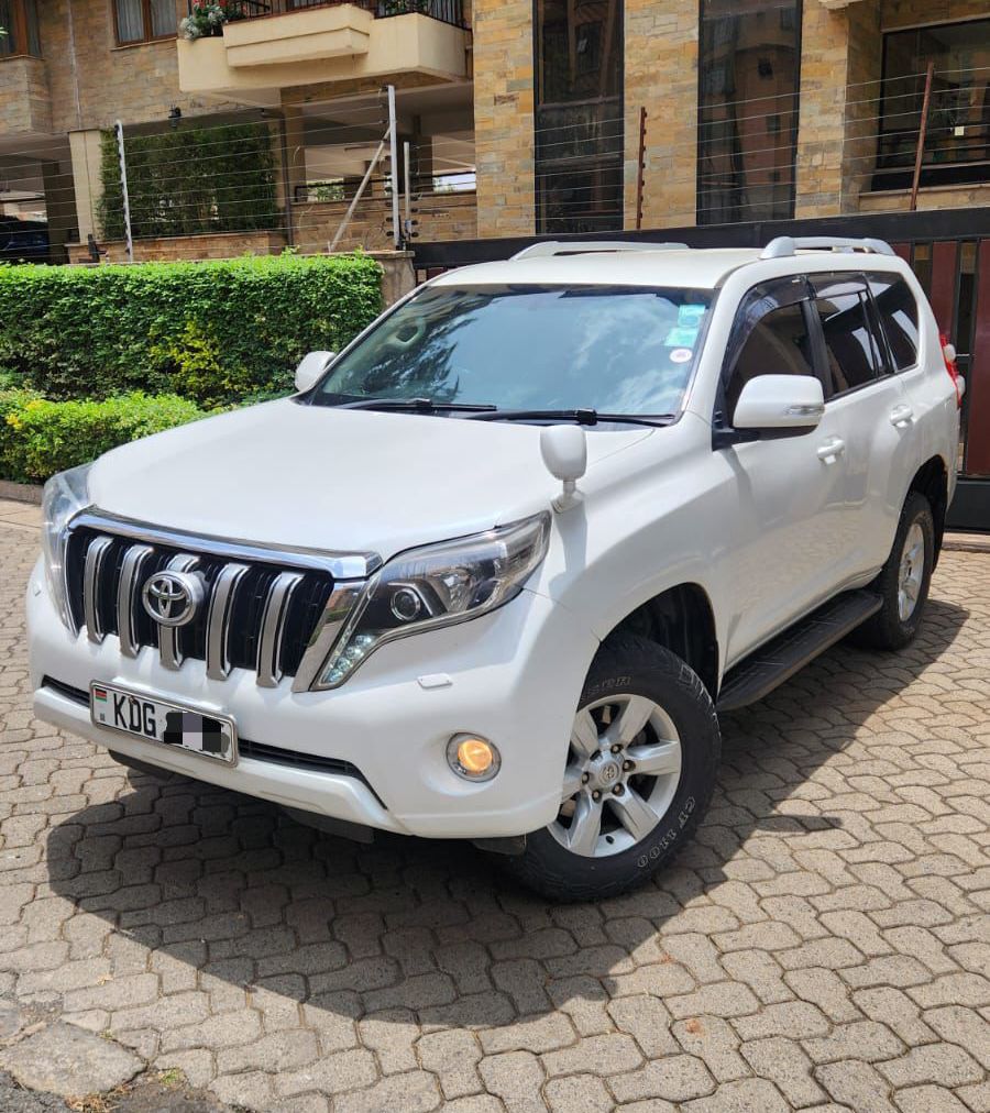 Toyota Land Cruiser J150 Prado(Teardrop) WHITE