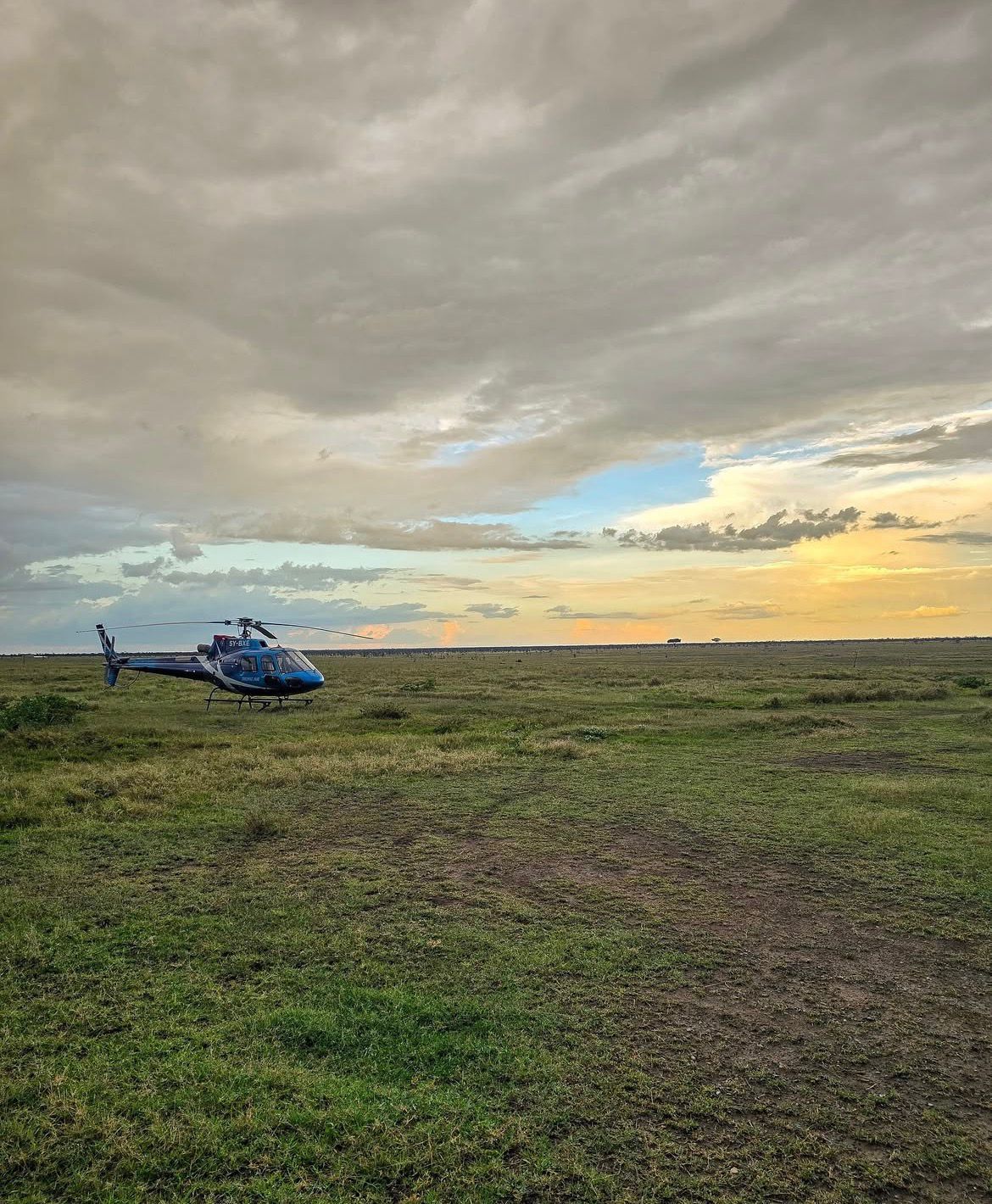 CHARTERED HELICOPTER RIDES.