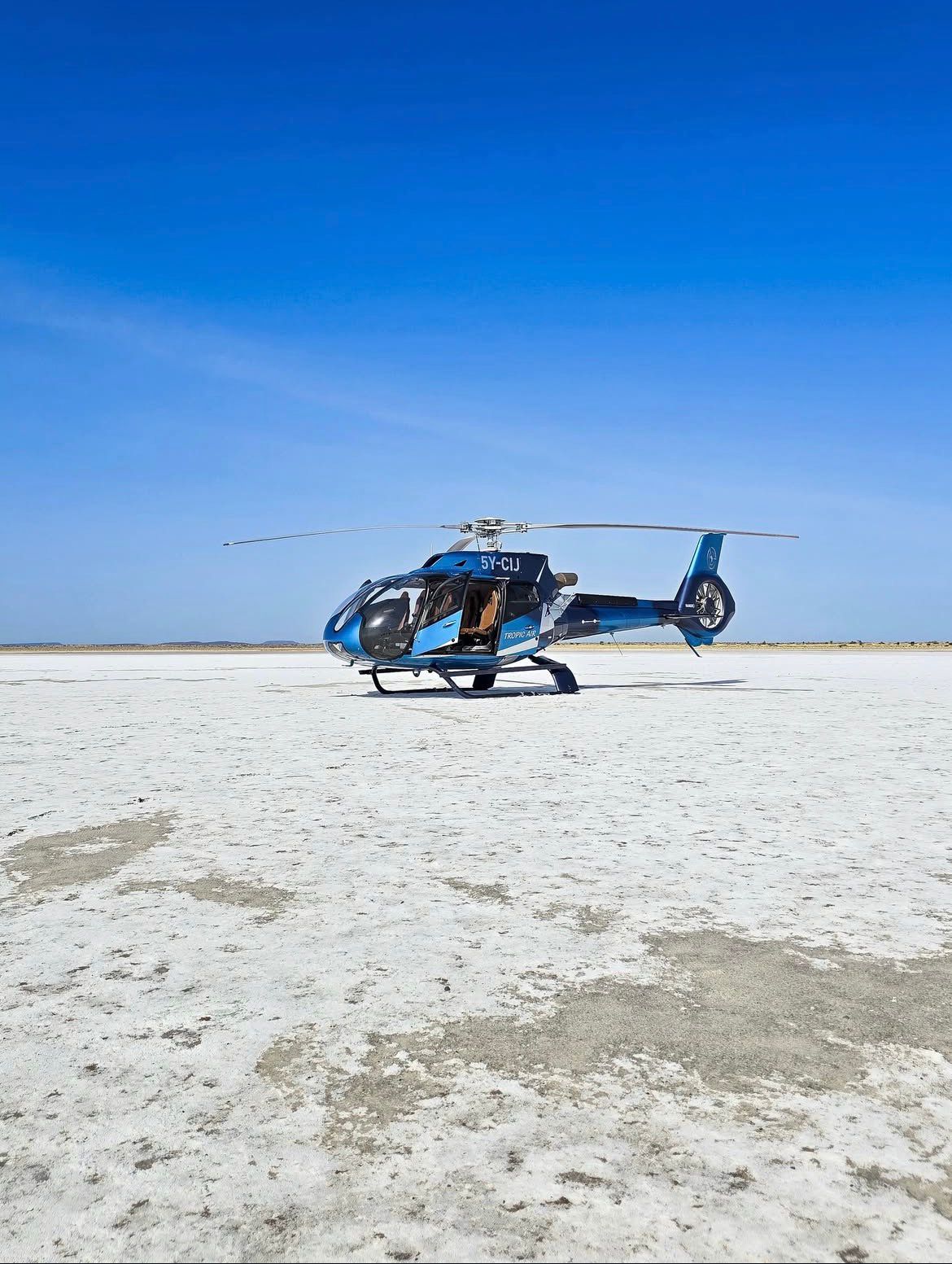 CHARTERED HELICOPTER RIDES.